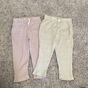 Little & Co waffle knit pants